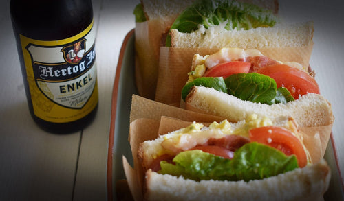 BLT sandwich met eiersalade en Hertog Jan Hoppig Blond - Hertog Jan Online Brouwerijwinkel