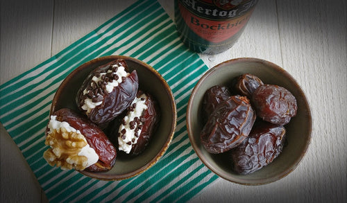 Gevulde dadels met geitenkaas en Hertog Jan Bockbier - Hertog Jan Online Brouwerijwinkel