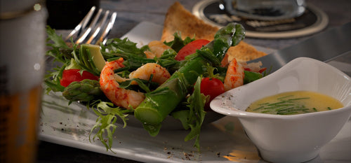 Salade met asperges en Hertog Jan Weizener - Hertog Jan Online Brouwerijwinkel
