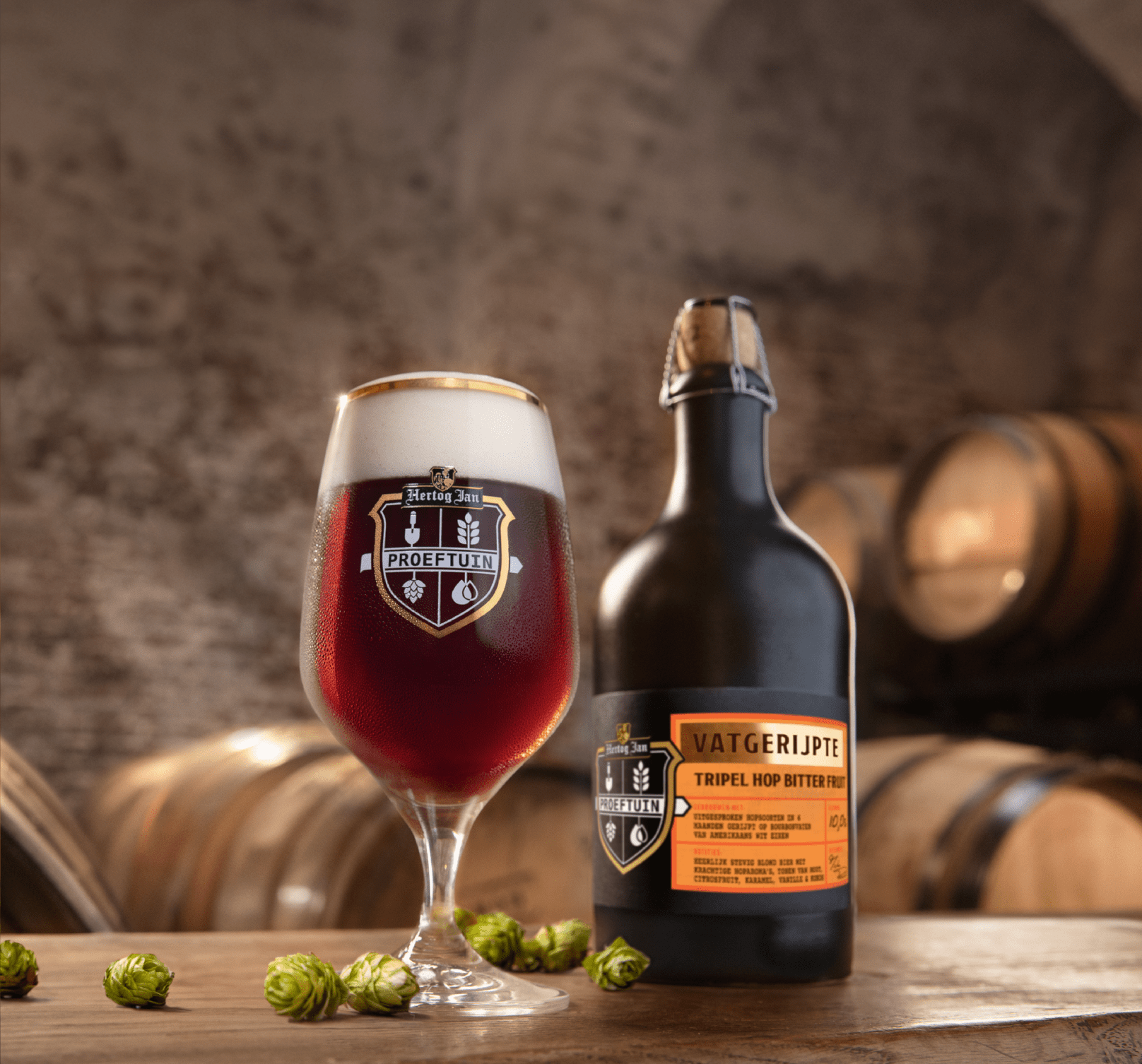 Vatgerijpte Tripel Hop Bitter Fruit - Hertog Jan