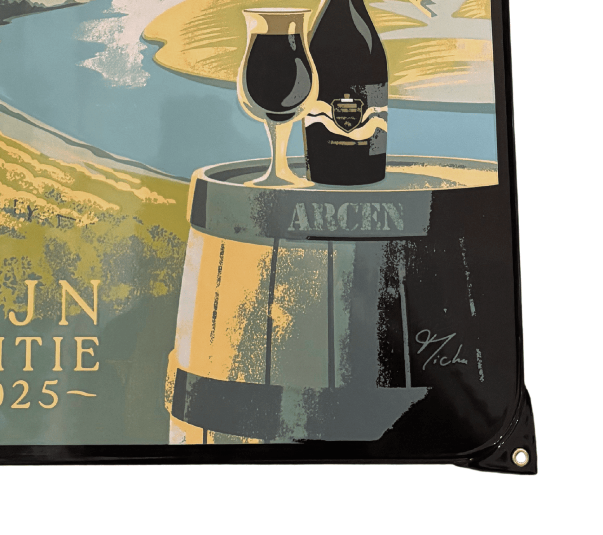 Vatgerijpt 2025: De Rijn - editie emaille kunstwerk - Hertog Jan Online Brouwerijwinkel